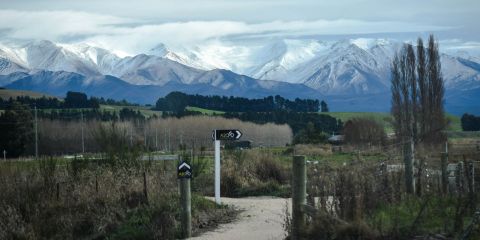 Group of four friends conquer Alps 2 Ocean Cycle Trail 